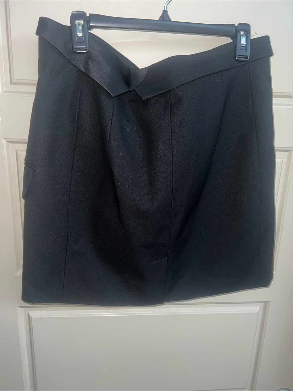 Helmut Lang blazer skirt 12 black tailored cargo mini aesthetic cocktail office - Picture 8 of 10